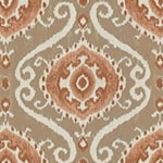 Tan Paisley Indoor/Outdoor Fabric