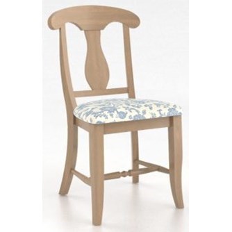 Canadel Custom Dining Customizable Side Chair With Upholstered