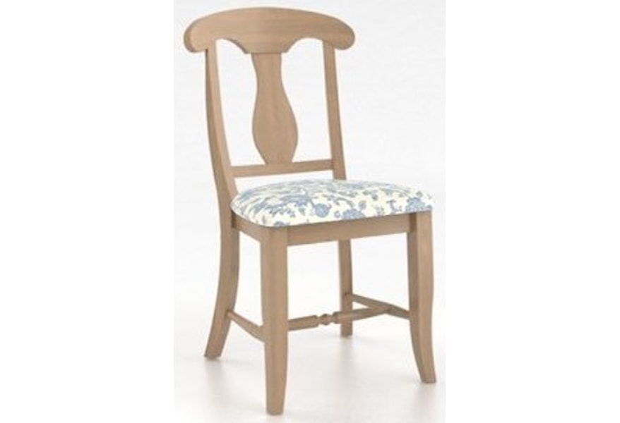 Canadel Custom Dining Customizable Side Chair With Upholstered