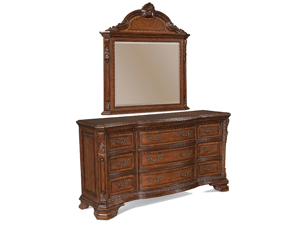 A R T Furniture Inc Old World 143131 2606 143121 Drawer Dresser