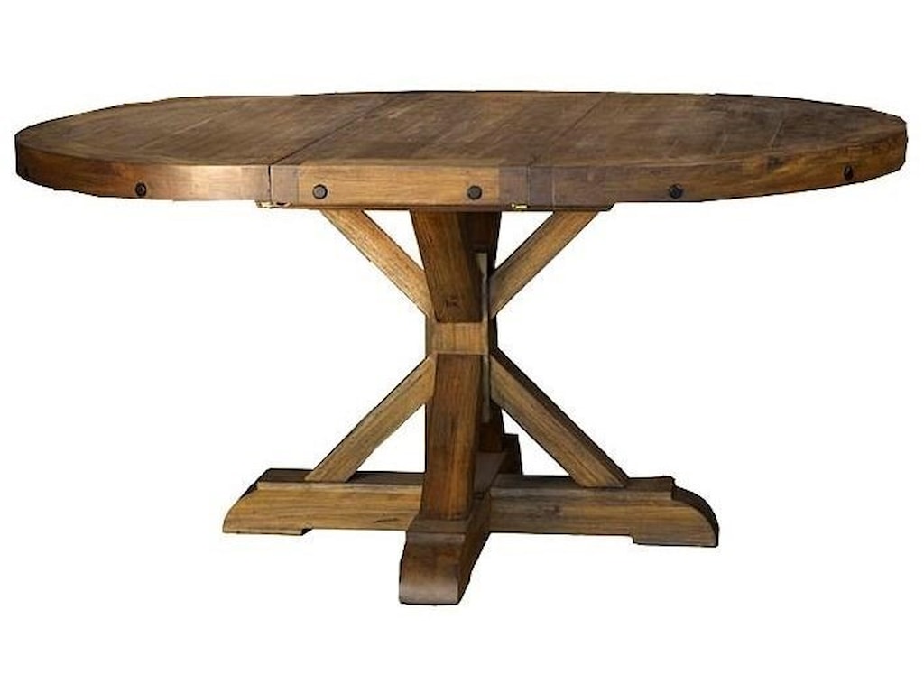 Aamerica Anacortes Round To Oval Pedestal Dining Table With Leaf Wayside Furniture Kitchen Tables Aamerica Anacortes Round To Oval Pedestal Dining Table With Leaf Wayside Furniture Kitchen Tables