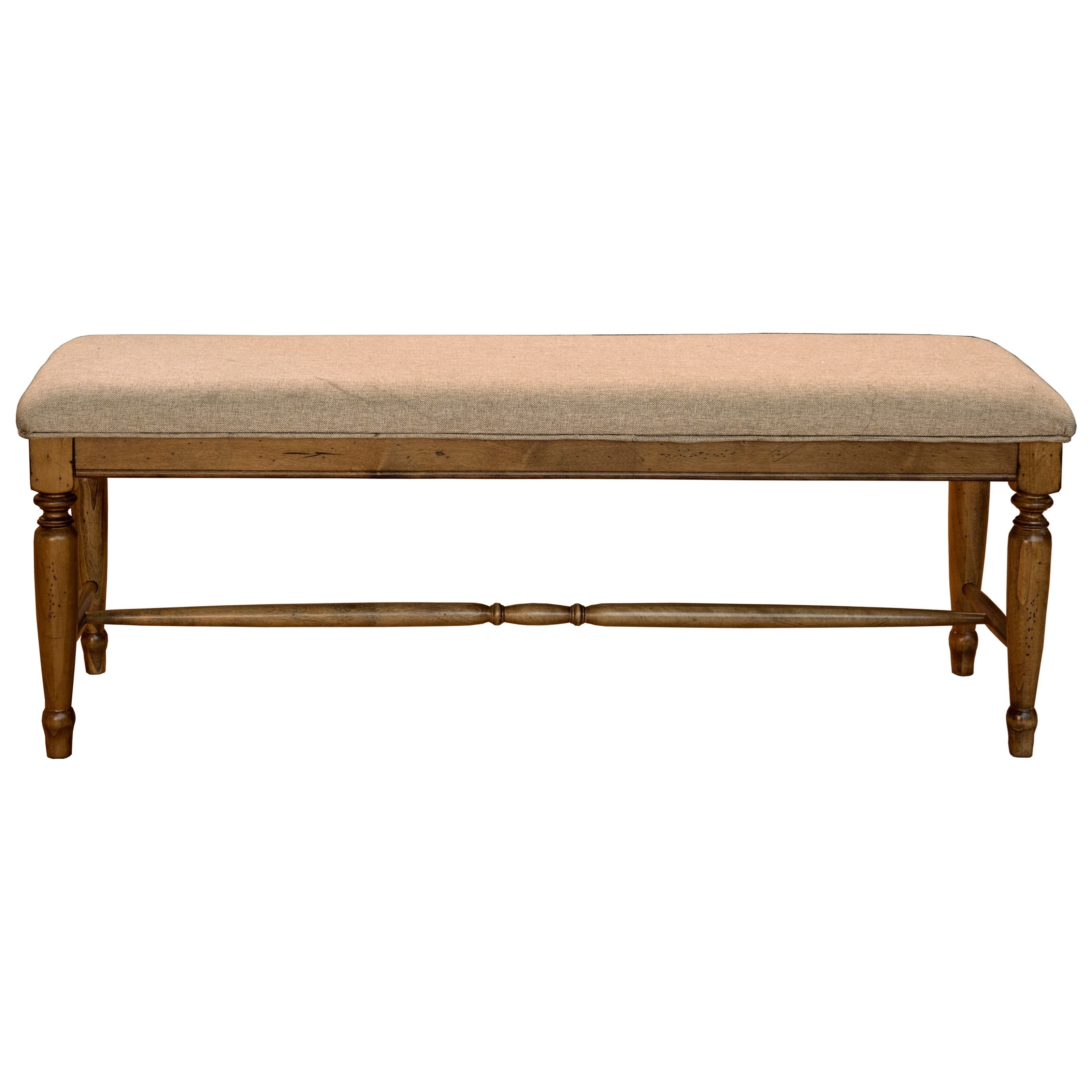 Aamerica Bennett Ben Sq 2 95 K Upholstered Dining Bench Home