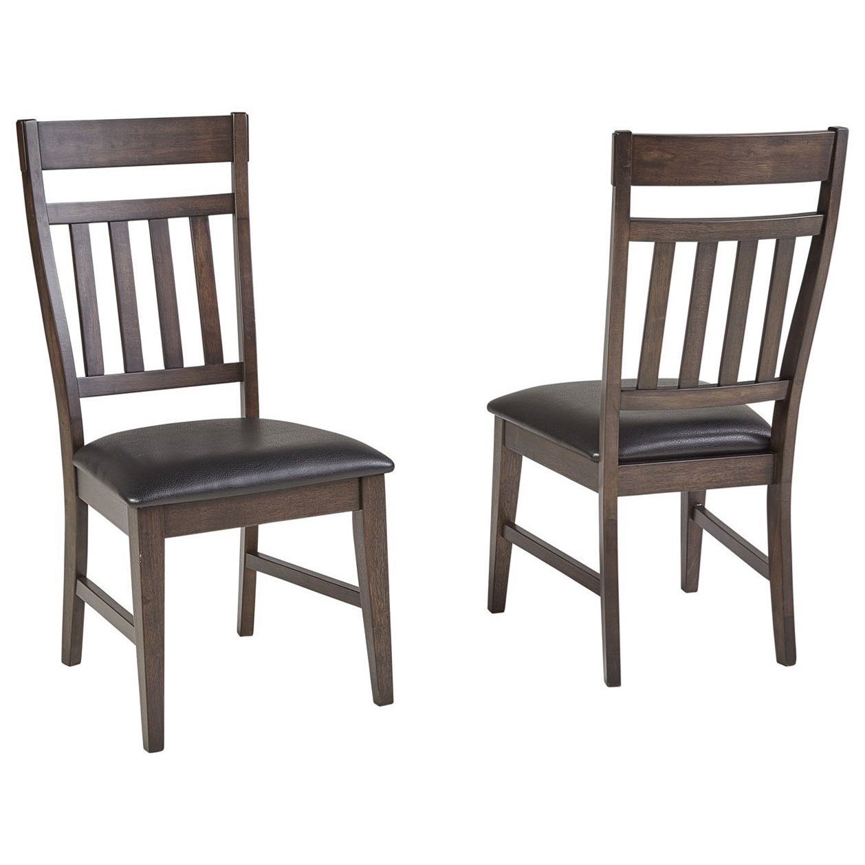 Aamerica Bremerton Solid Wood Transitional Slatback Side Chair