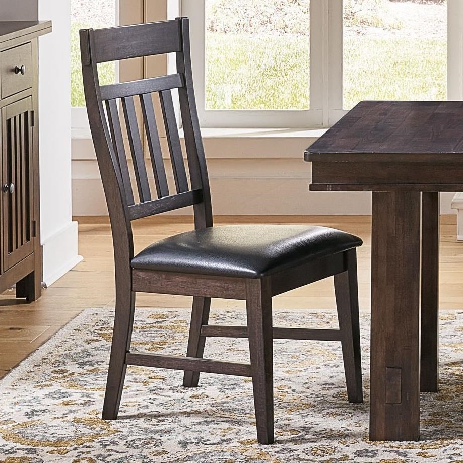 Aamerica Bremerton Solid Wood Transitional Slatback Side Chair