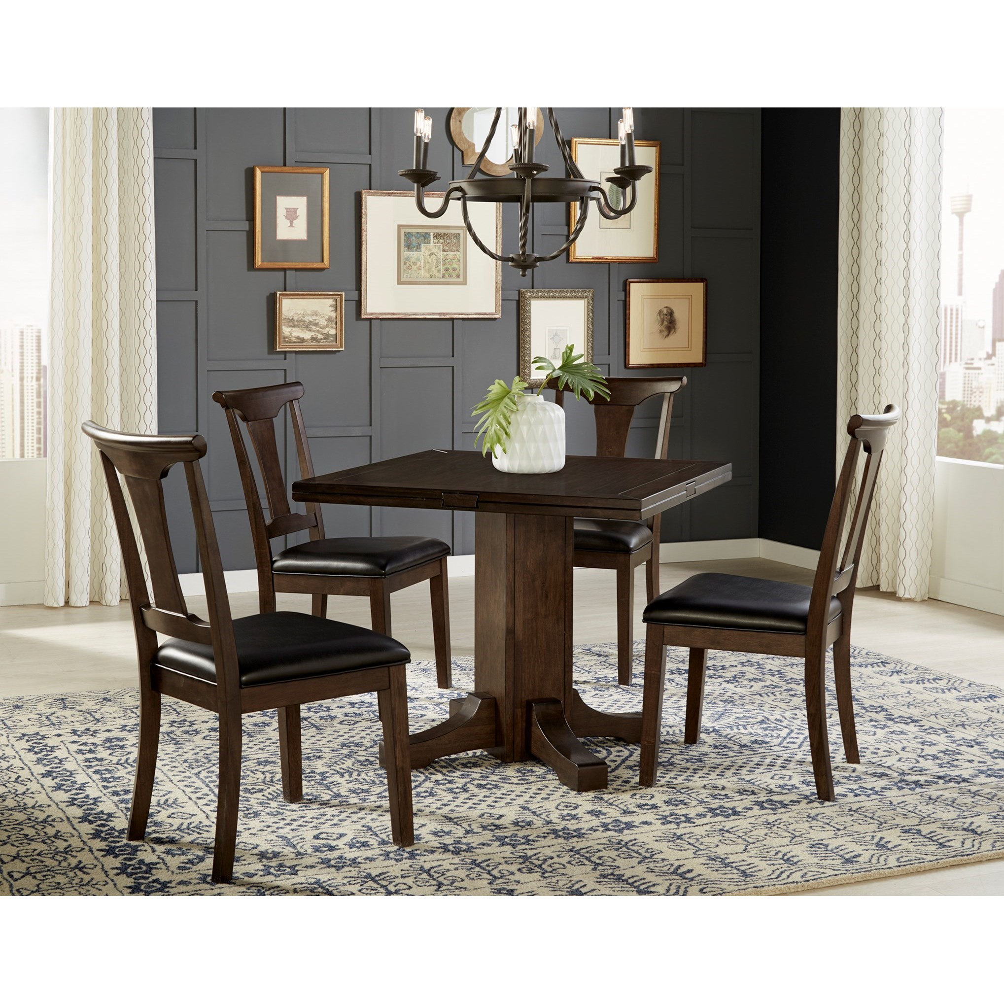 Aamerica Brooklyn Heights Drop Leaf Dining Table Zak S Home