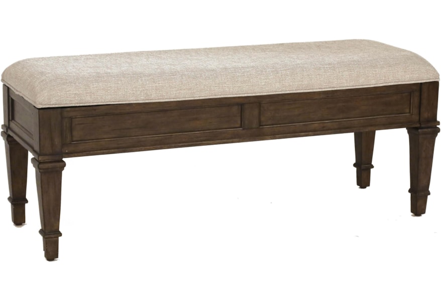 Aamerica Gallatin Gln Tm 5 95 0 Solid Mahogany Upholstered Storage