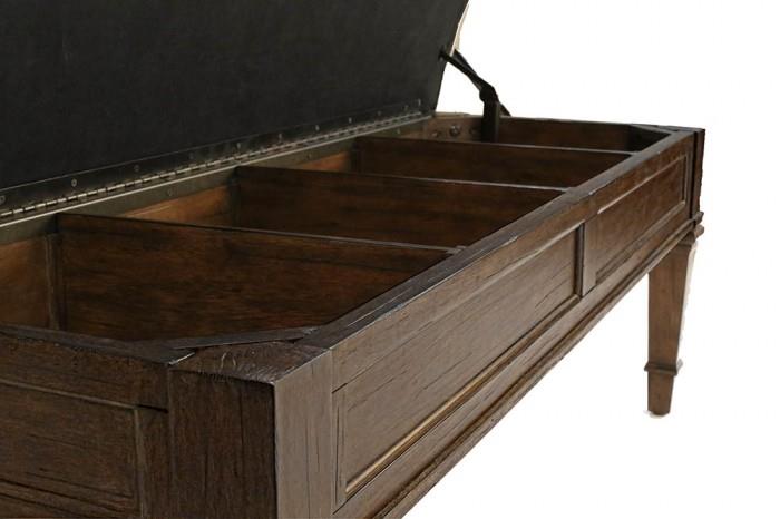 Aamerica Gallatin Gln Tm 5 95 0 Solid Mahogany Upholstered Storage