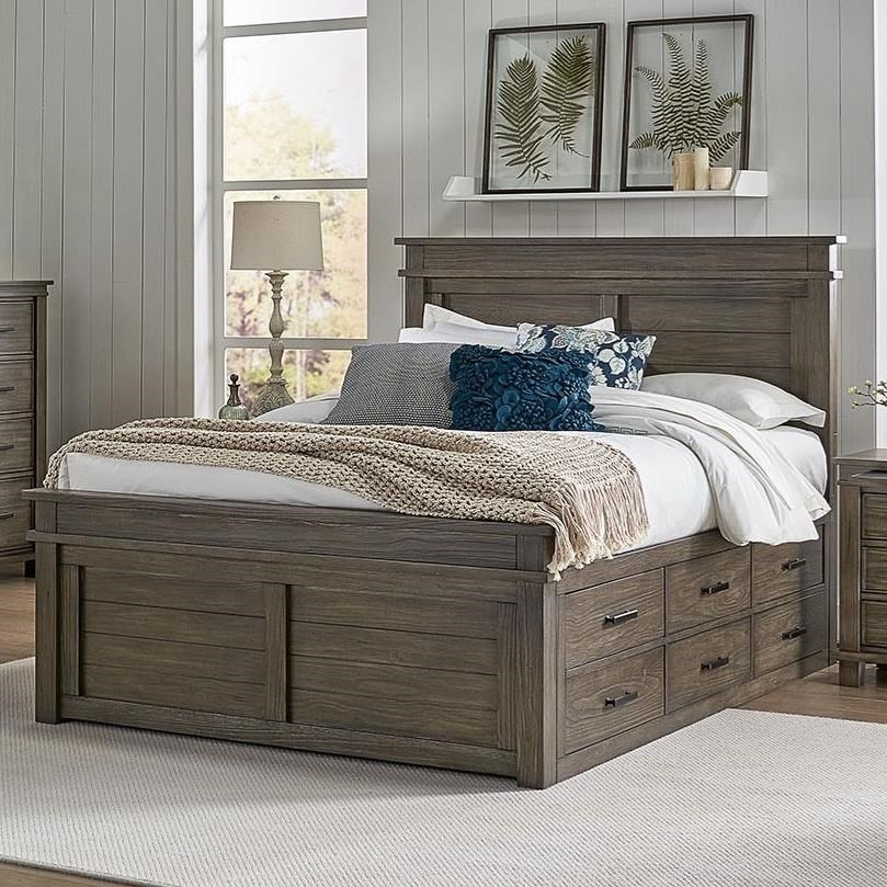 King captain bed frame
