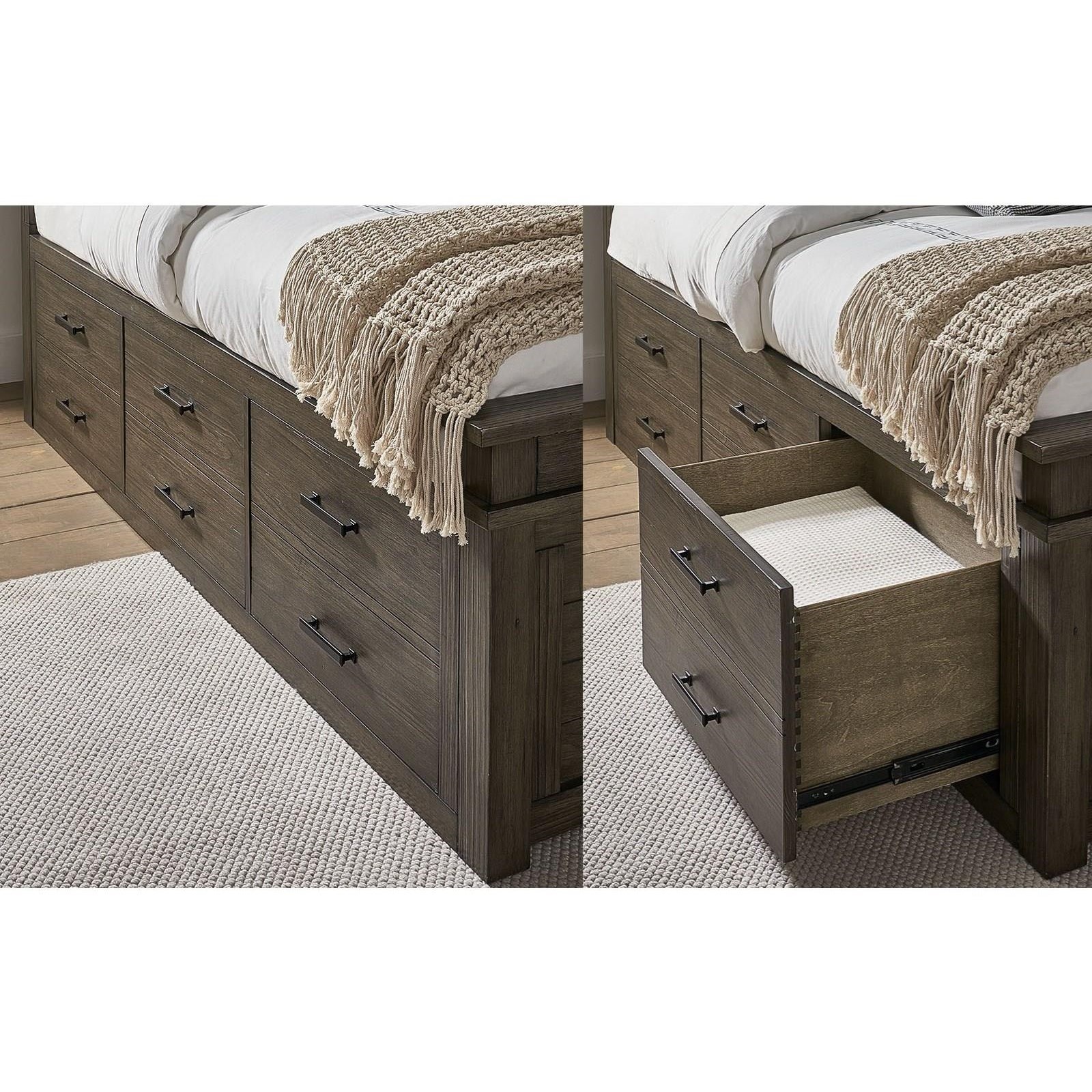 Aamerica Glacier Point Glp Gr 5 25 1 Cal King Captain Bed With