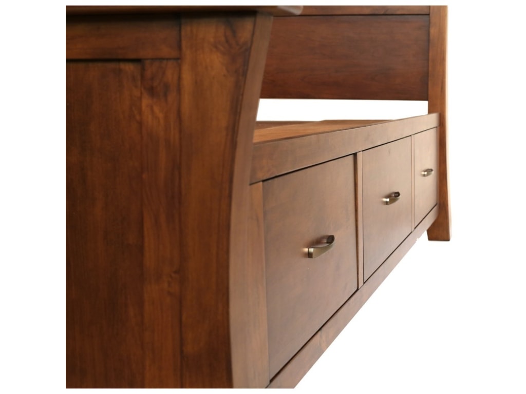 AAmerica Grant ParkQueen Platform Storage Bed
