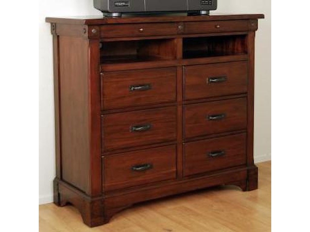 Aamerica Kalispell Television Stand Dresser Wayside Furniture
