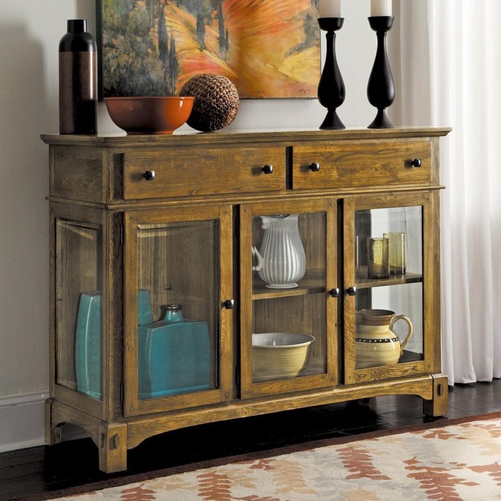 Aamerica Laurelhurst 3 Door Wood Top Server Furniture Superstore Rochester Mn Servers