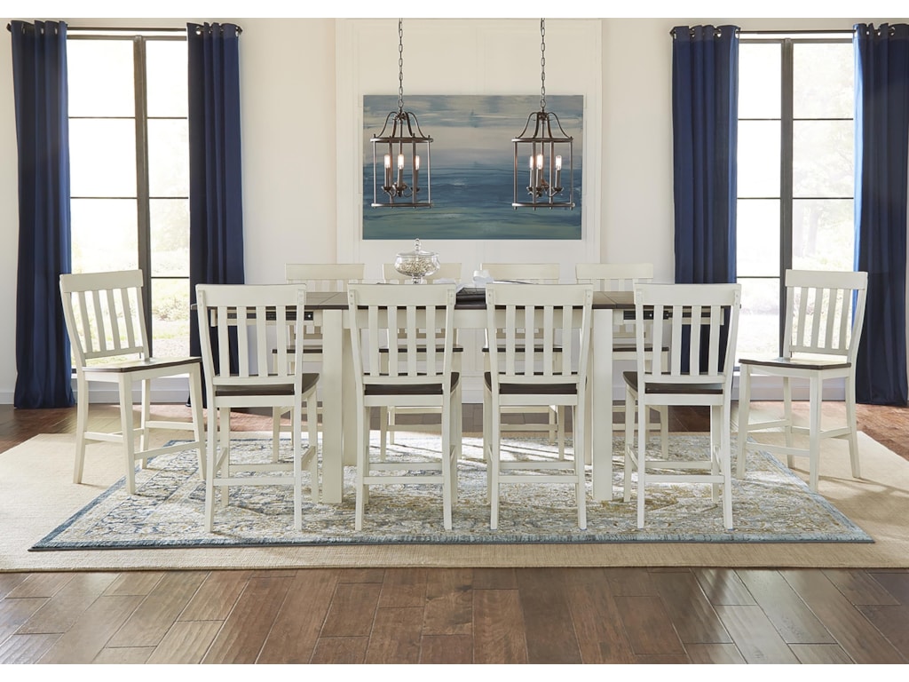 AAmerica Mariposa7 Piece Counter Height Dining Set