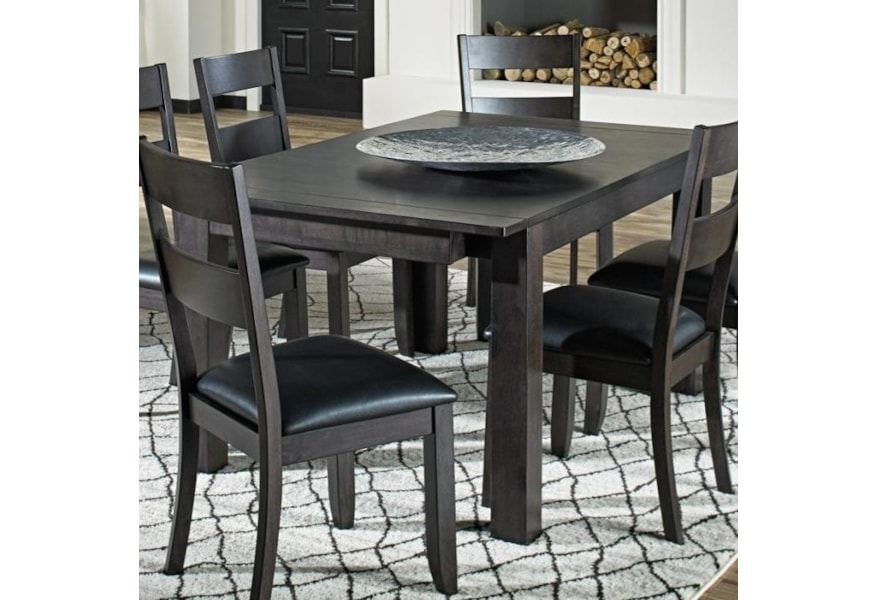 Aamerica Mariposa Dining Leg Table With 2 Self Storing Butterfly