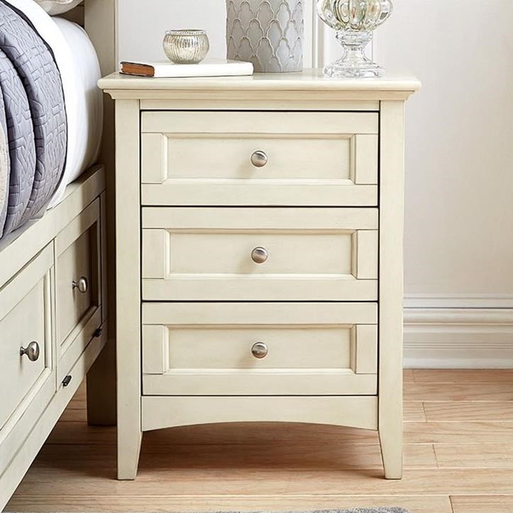 Aamerica Northlake Nrl Wt 5 75 0 Cottage Style Nightstand With