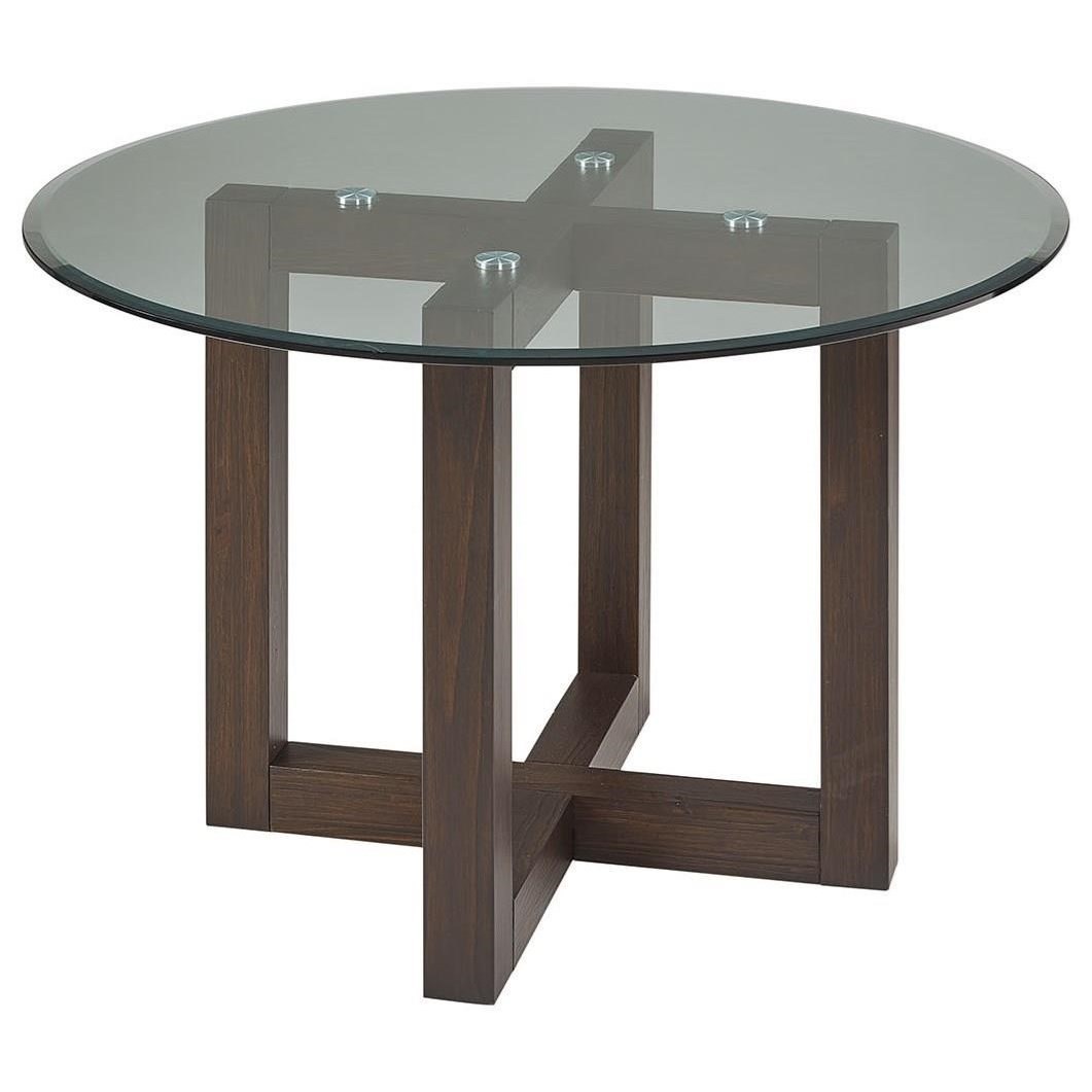 A A Palm Canyon Contemporary 48 Round Glass Top Table Walker S Furniture Dining Tables,Ashleys Furniture Desk Chair