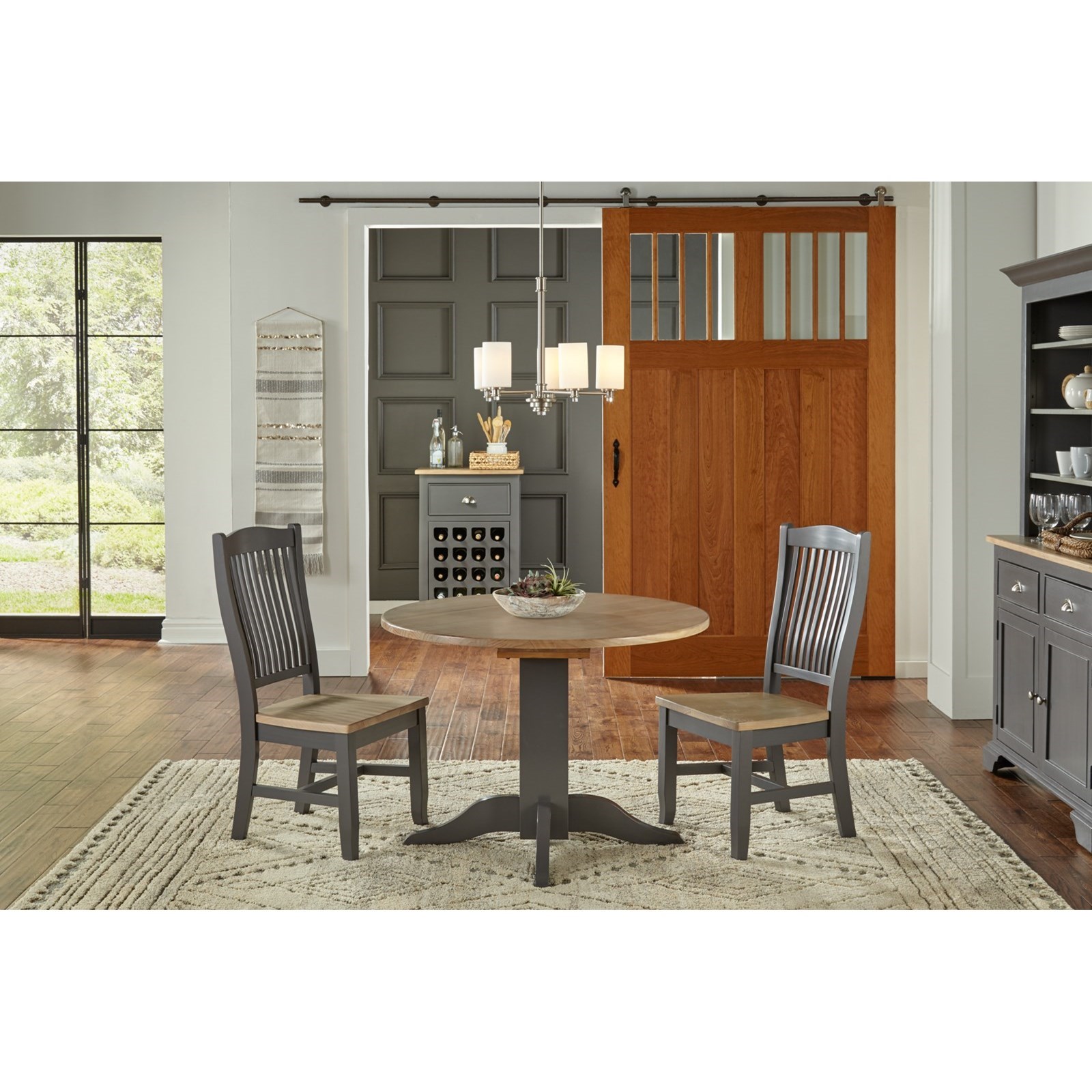 Aamerica Port Townsend 42 Round Drop Leaf Dining Table Wilson S Furniture Kitchen Tables The inside mark is 40mm in from the would be a great space saver in a small room. port townsend 42 round drop leaf dining table by aamerica at wilson s furniture