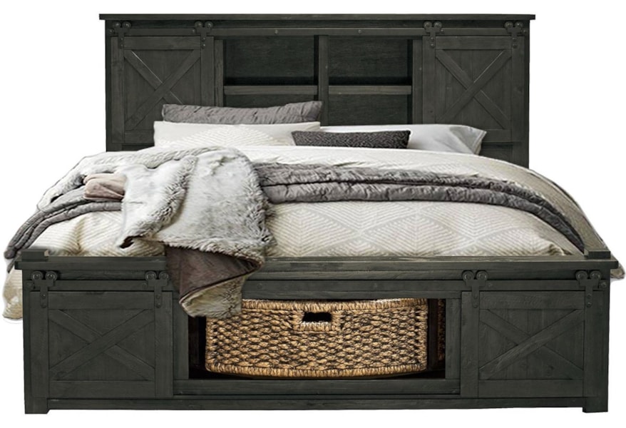 AAmerica Sun Valley California King Storage Platform Bed  AAmerica Sun Valley California King Storage Platform Bed
