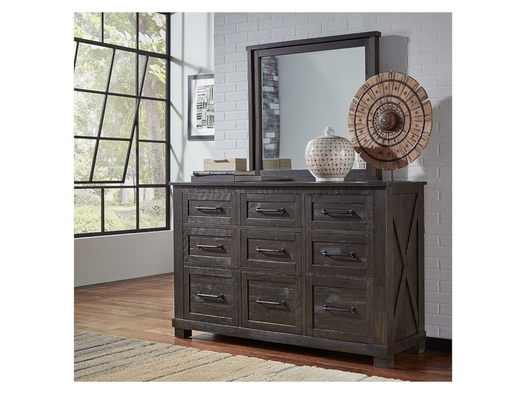 Aamerica Sun Valley Dress And Mirror Set Rooms For Less