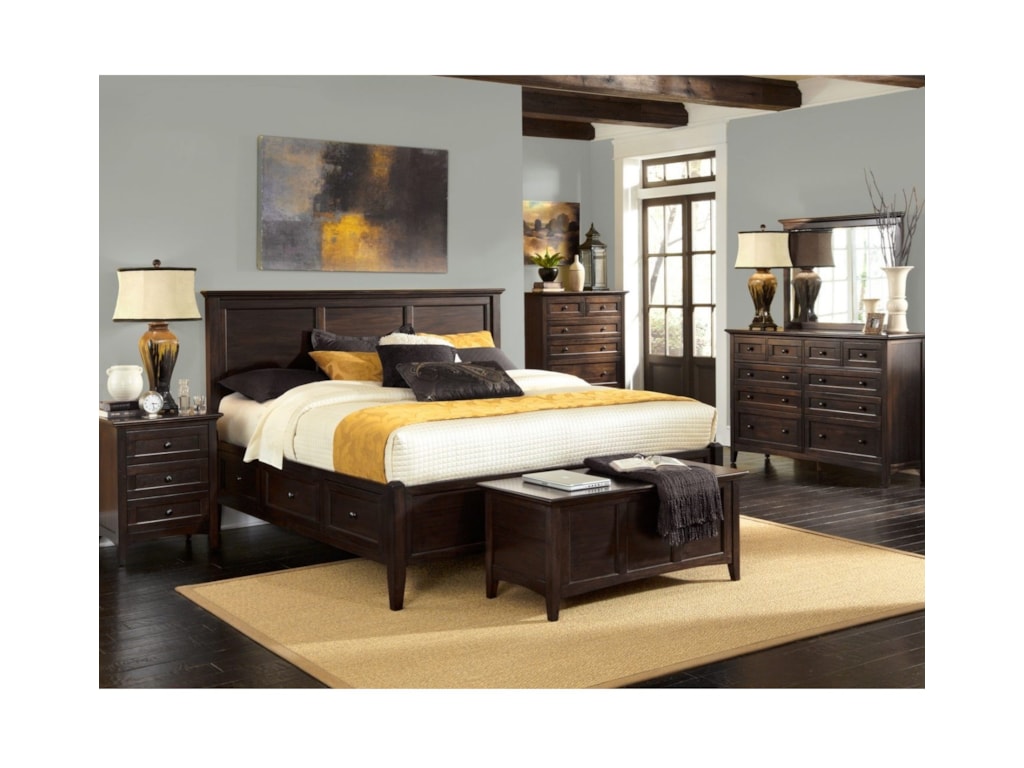 AAmerica WestlakeKing Storage Bed