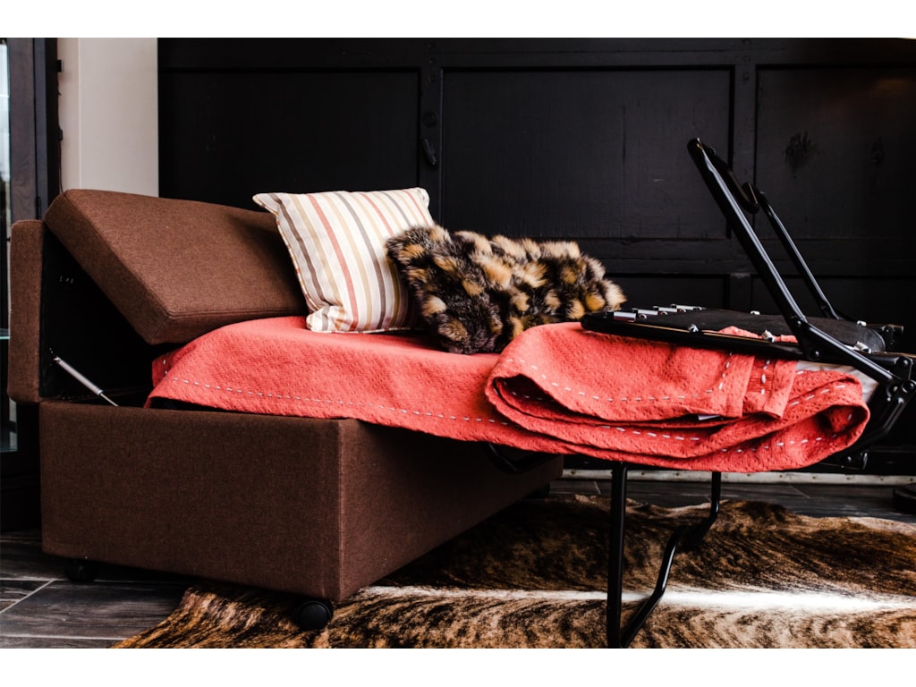AC Pacific 903Ottoman Sleeper - Dark Brown