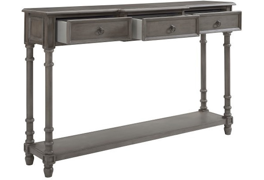 Accentrics Home Small Space 3 Drawer Entryway Console Table