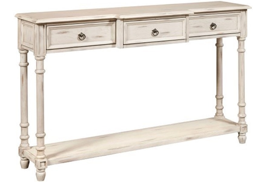 Accentrics Home Small E 3 Drawer Entryway Console Table Entryway Console Table