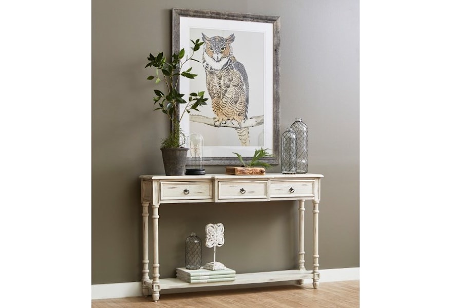 Accentrics Home Small Space 3 Drawer Entryway Console Table