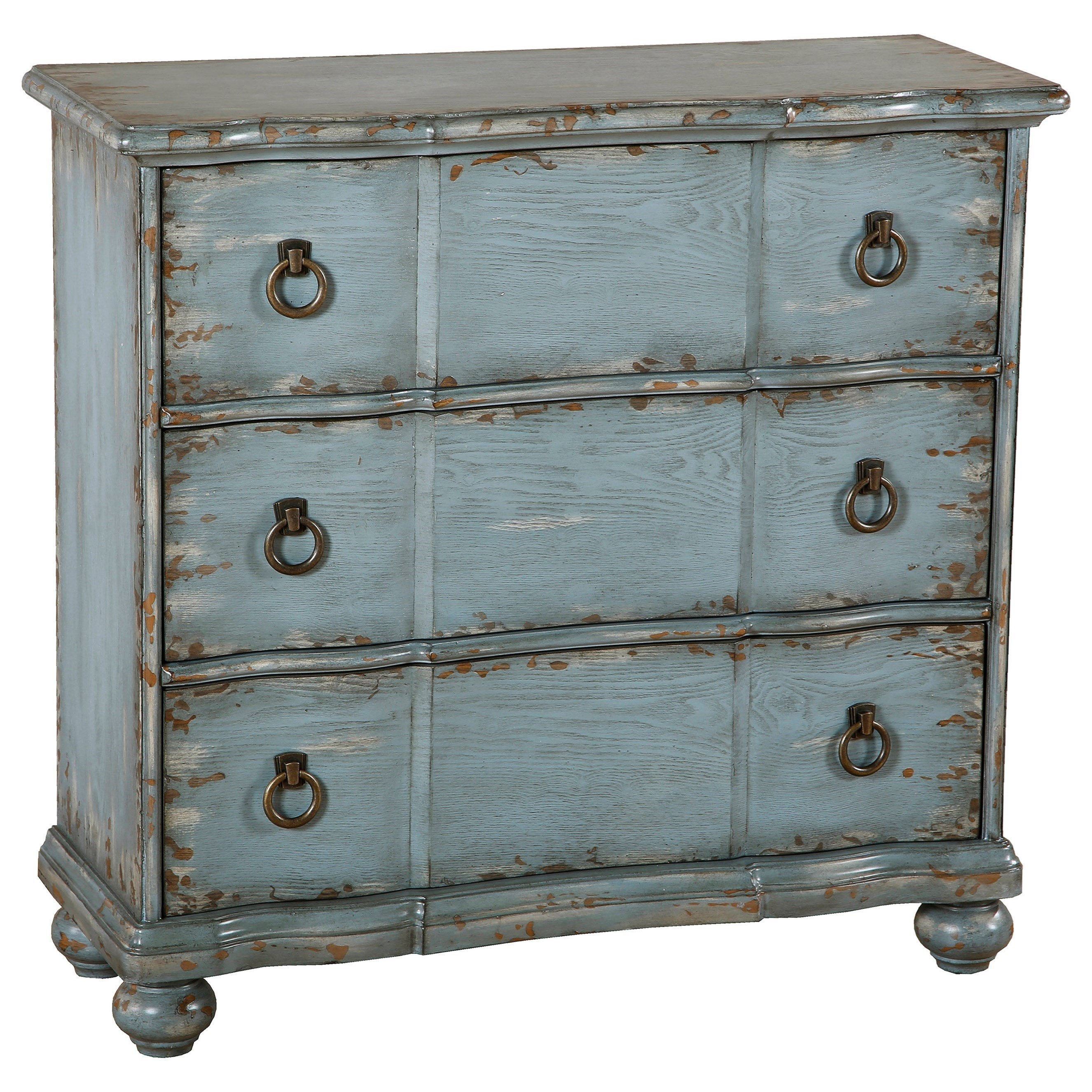 Accentrics Home Small Space Distressed Blue Farmhouse Chest Lindy S Furniture Company Accent Chests