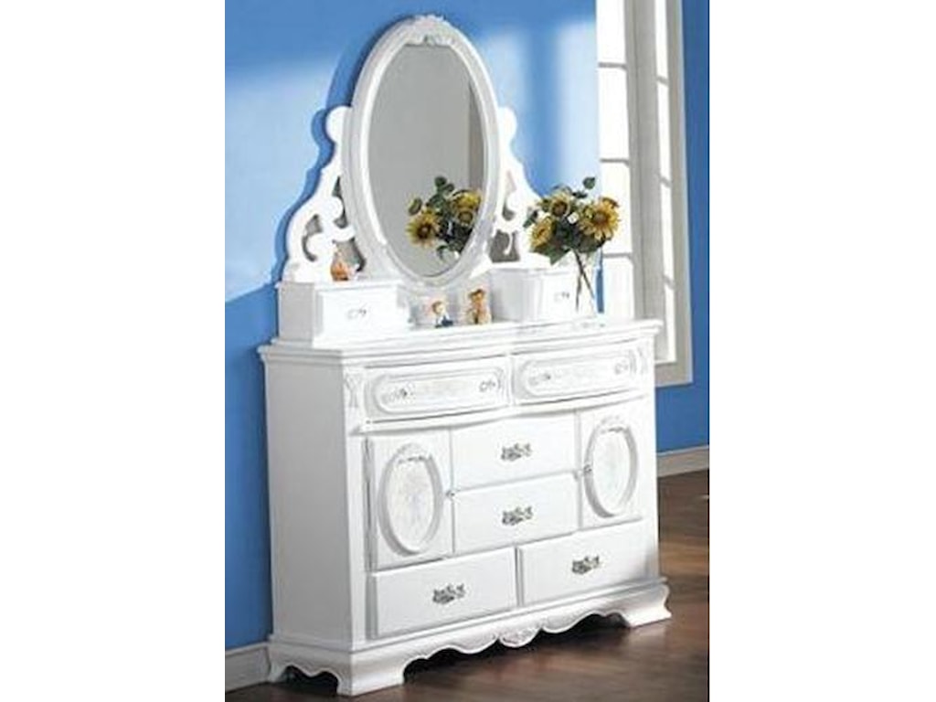 Acme Furniture 01660Dresser and Mirror