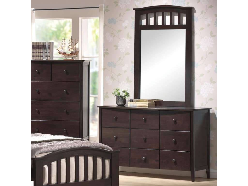 Acme Furniture San MarinoDresser & Mirror Combo