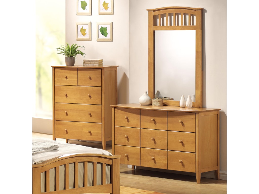 Acme Furniture San MarinoDresser & Mirror Combo
