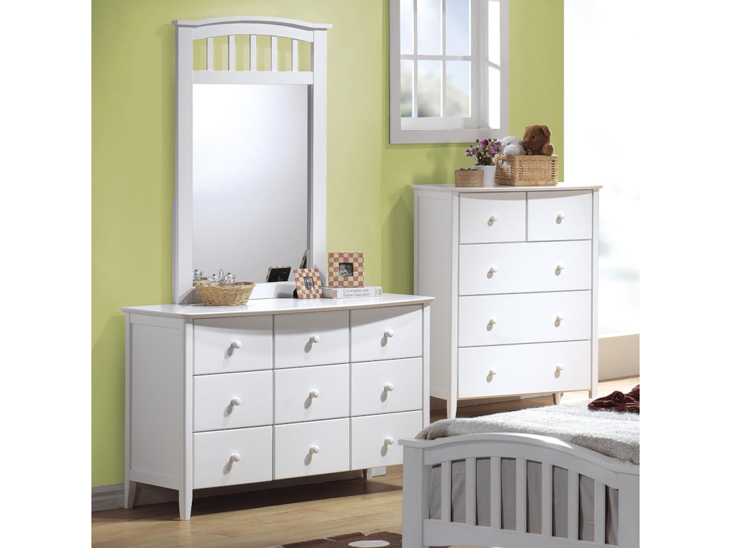 Acme Furniture San MarinoDresser & Mirror Combo