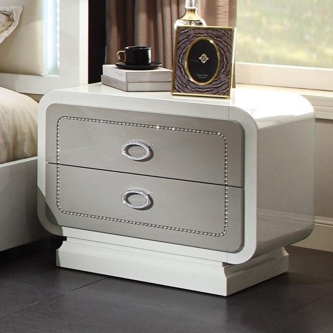 Acme Furniture Allendale 20193 Modern Two Tone Nightstand With