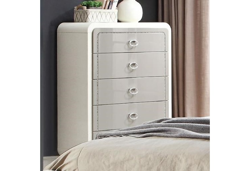 Acme Furniture Allendale 20196 Modern Two Tone Chest Of