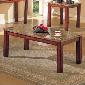 Acme Furniture Bologna 07372b Brown Marble Coffee Table With Wood Block Legs Del Sol Furniture Cocktail Coffee Tables Vida living arianna grey marble dining set. del sol furniture
