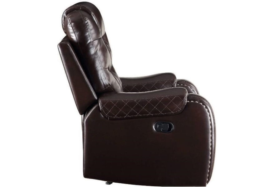Acme Furniture Braylon 55417 Casual Recliner With Diamond Tufting Corner Furniture Recliners Acme Furniture Braylon 55417 Casual Recliner With Diamond Tufting Corner Furniture Recliners
