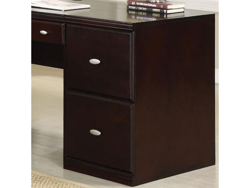 Acme Furniture Cape Espresso File Cabinet W 2 Drawers Rooms For