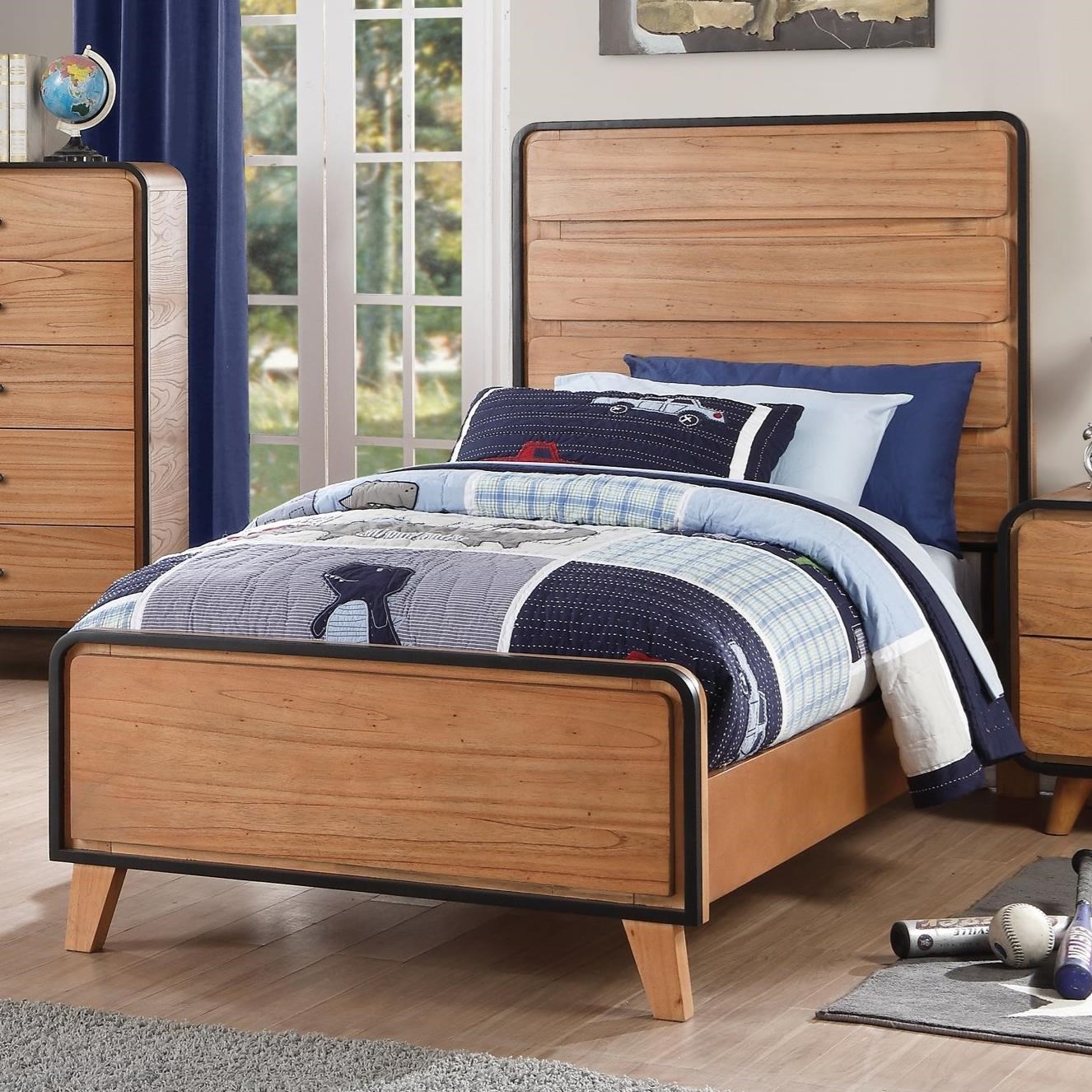 Acme Furniture Carla 30755f Mid Century Modern Full Bed Del Sol