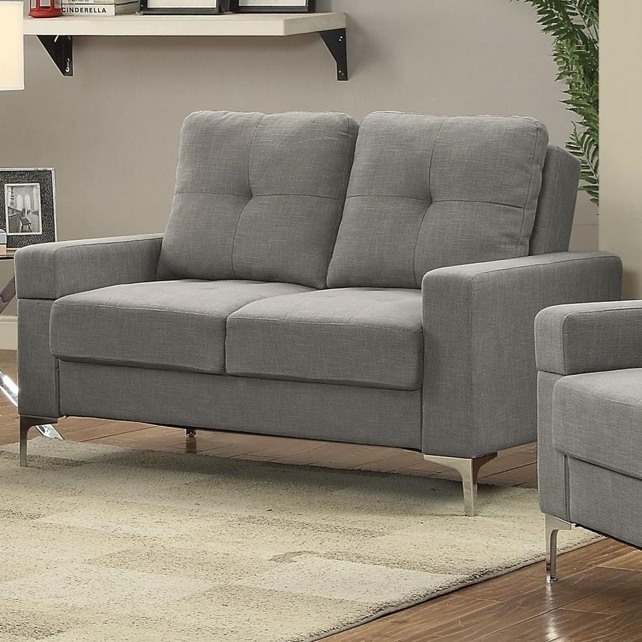 Acme Furniture Dorian Contemporary Loveseat Sofa Bed With Chrome Legs Dream Home Interiors Futons Part of another model or separate loveseats. acme furniture dorian contemporary