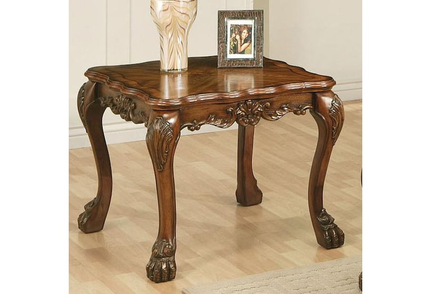 Acme Furniture Dresden Square End Table Rooms For Less End Tables