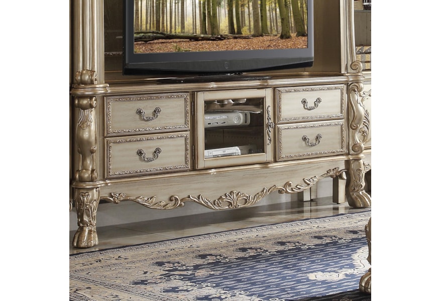 Acme Furniture Dresden 91333 Traditional European Style Carved