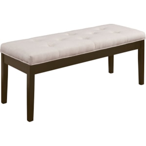 Acme Furniture Effie Upholstered Dining Bench With Tufted Seat