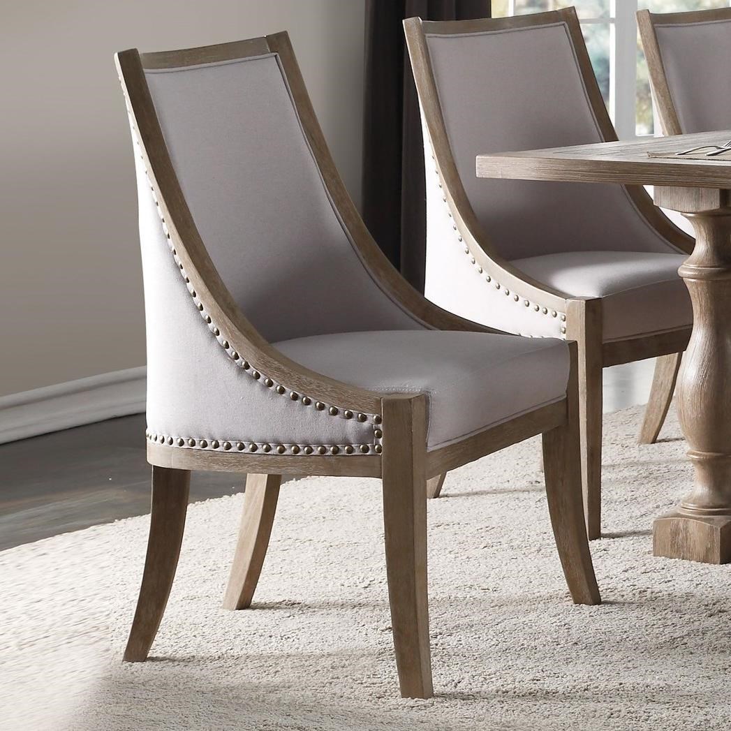 Acme Furniture Eleonore 61302 Dining Chair Corner Furniture Dining Side Chairs