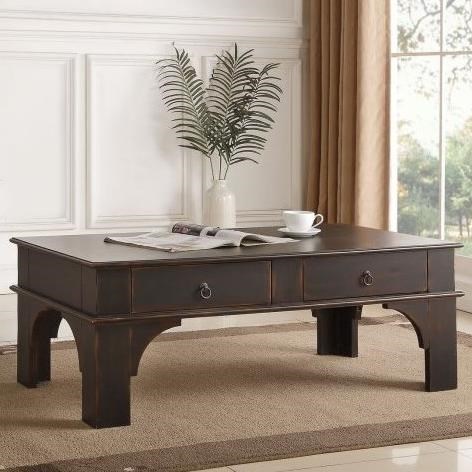 Acme Furniture Elvira Traditional Coffee Table With Storage A1 Furniture Mattress Cocktail Coffee Tables