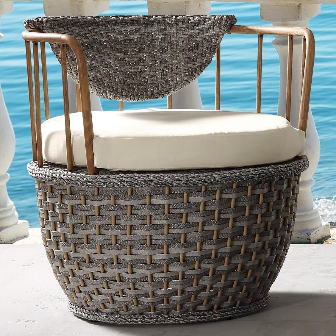 Acme Furniture Eskil 45052 Wicker Patio Chair Corner Furniture