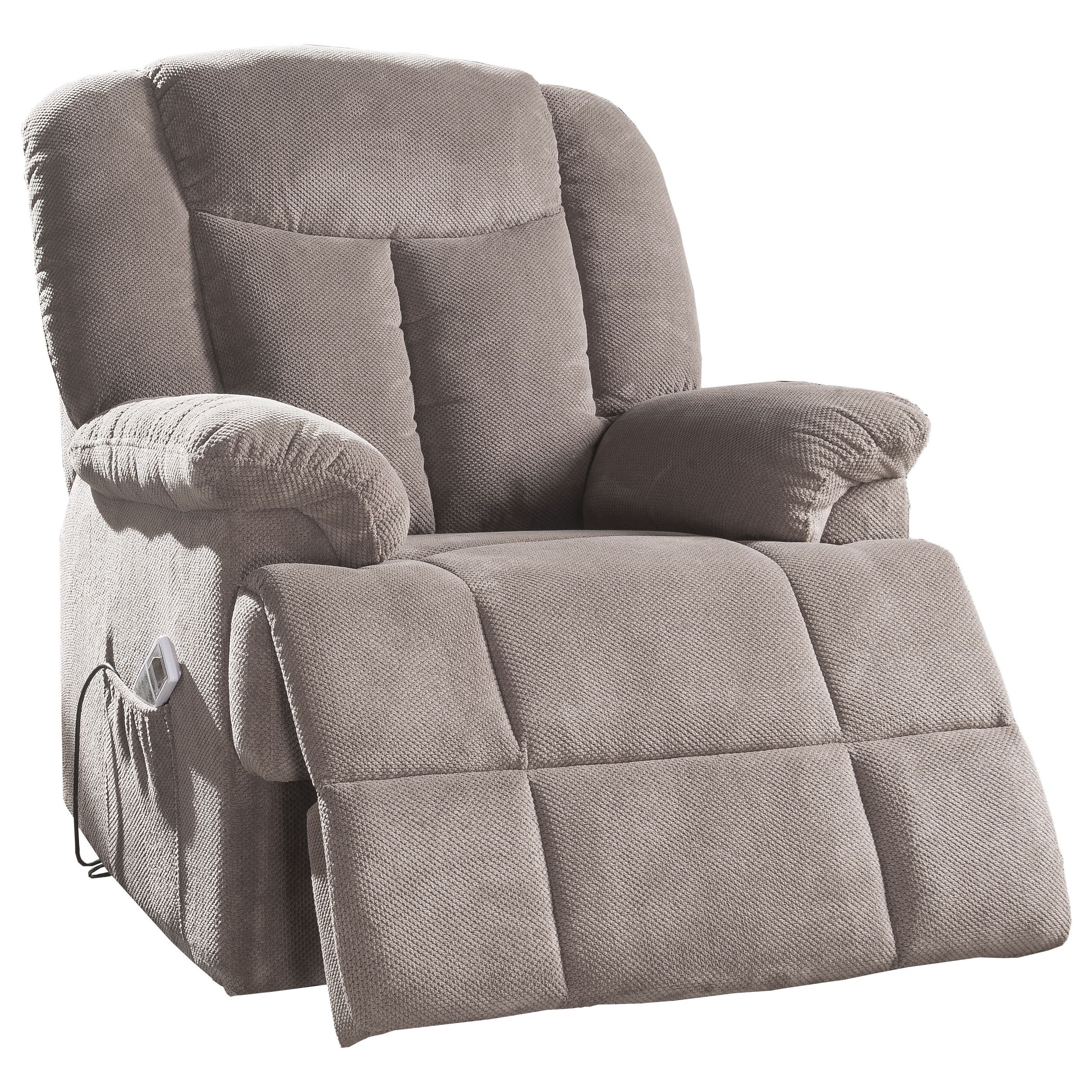 Acme Furniture Ixia 59275 Casual Power Lift Chair Recliner With Massage Heat Del Sol Furniture Lift Chairs