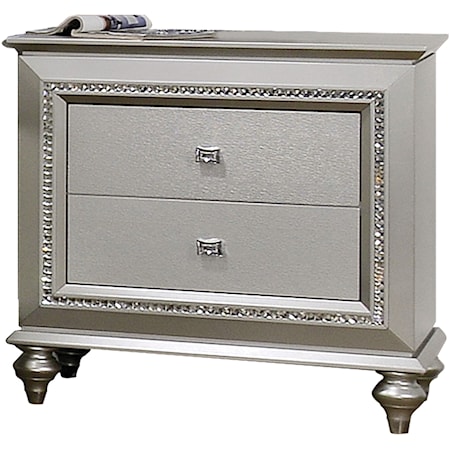 Acme Furniture Louis Philippe III 19523 Two Drawer Transitional