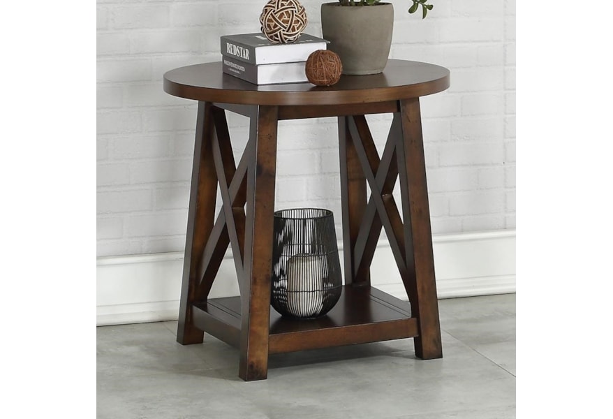 Acme Furniture Kayson 81237 Transitional End Table With Bottom Shelf Nassau Furniture And Mattress End Tables