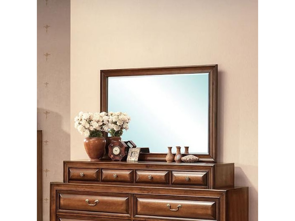 Acme Furniture Konane Traditional Dresser Top Mirror Rooms For